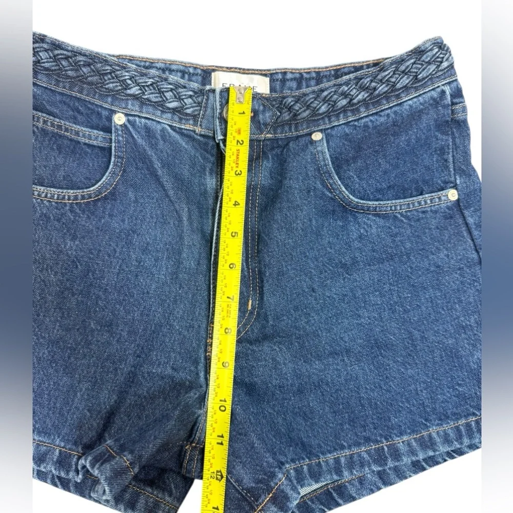 Frame‎ Braided Waistband Shorts In Penelope